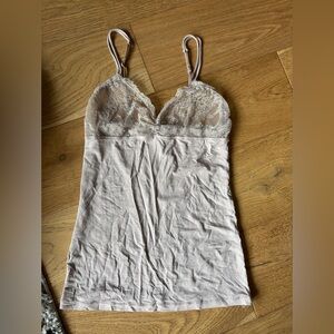 Gap Body sheer lace tank XS